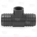 (Disc.) 2" x 2" x 1" PVC Barbed Insert Reducing Tee (Insert x Insert x FIPT).