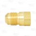 3/8" Flare x 1/4" Female NPT Threaded Brass Adapter