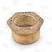 1-1/4" MPT x 1" FPT Brass Bushing, Lead-Free