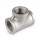 1" 304 Stainless Steel Tee, FNPT threaded