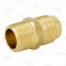 5/8" Flare x 1/2" Male NPT Threaded Brass Adapter