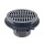 LittleMax Round PVC Floor Drain, 4" PVC Hub