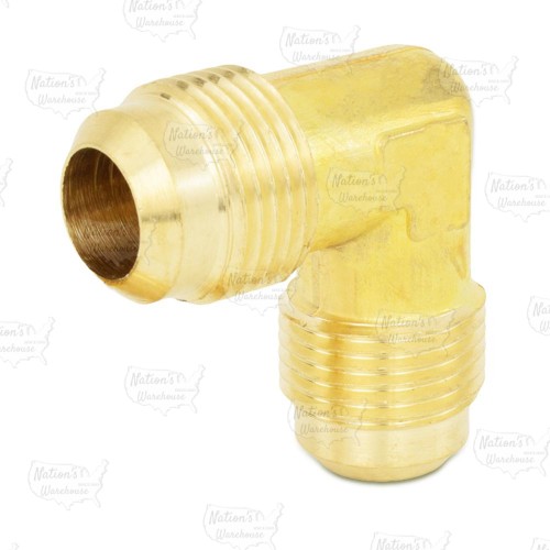 5/8" Flare Brass 90° Elbow