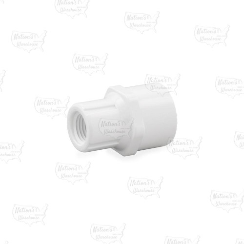 1/2" x 1/4" PVC (Sch. 40) Socket x FIP Adapter