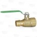 1" PEX Expansion x 1" FPT Brass Ball Valve, Lead-Free