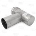 7" Z-Lok Chimney Liner Stainless Steel Tee Appliance Adapter for Chimney Liner