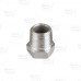 1/2" x 1/8" 304 Stainless Steel Hex Bushing, MNPT x FNPT threaded