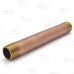 1" x 12" Brass Pipe Nipple