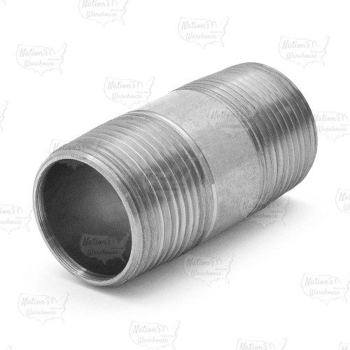 1" x 2-1/2" Stainless Steel Pipe Nipple