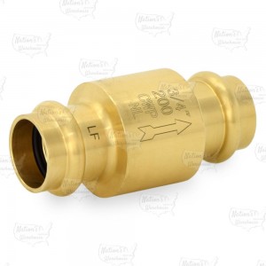 Spring swing check valve 3/4"  press  lead free..