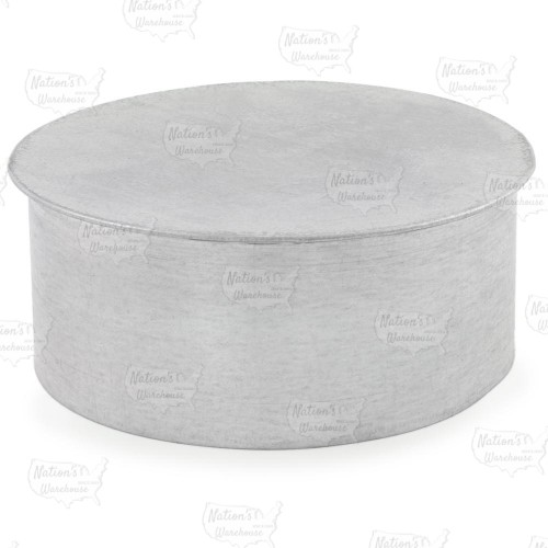 5" Galvanized Clean-Out Cap, 26 GA..