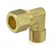 1/2" OD x 3/8" MIP Threaded Compression Elbow, Lead-Free