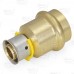 1/2" PEX Press x 3/4" ProPress Adapter, Lead-Free Bronze