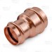 2" x 1-1/2" Press Copper Reducing Coupling, Imported