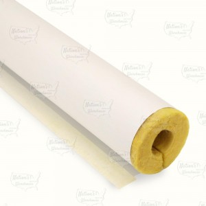 1-5/8" ID (1-1/4" IPS or 1-1/2" CTS) x 1" Wall, Micro-Lok High Performance Fiberglass Pipe Insulation, 3ft