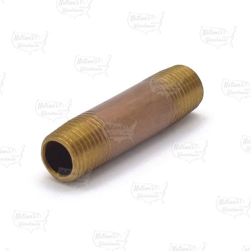 Everhot RB-014X2 1/4" x 2" Brass Pipe Nipple