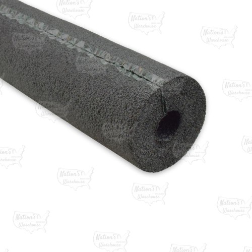 1-1/8" ID x 1" Wall, Self-Sealing Pipe Insulation, 6ft