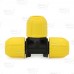 1/2" CTS Compression Tee for Yellow PE Gas Pipe
