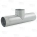 6" Galvanized Flue Tee, 24" Length, 26 GA..