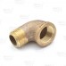 3/4" FPT x MPT Brass 90° Street Elbow, Lead-Free