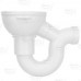 Low-Profile (Short) PVC Floor Drain w/ Round St. Steel Strainer, 2" Hub x 3" Inside Fit