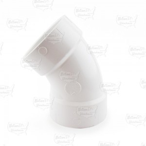 3" PVC DWV 45° Elbow