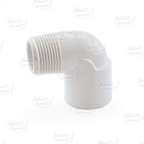 1" PVC (Sch. 40) Socket x MIP 90° Elbow