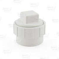 2" PVC DWV Cleanout Adapter (Spigot) w/ Plug