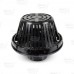 Cast Iron Roof Drain w/ Plastic Dome Strainer, 4" No-Hub