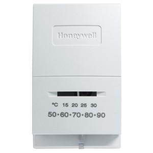 Honeywell T822L1000 T822L Series Non Programmable Single Stage Thermostat, Settable 45 F to 95 F