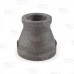 2" x 1-1/4" Black Coupling (Imported)