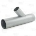 6" x 4" Galvanized Reducing Flue Wye, 24" Length, 24 GA..