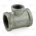 1-1/4" x 1-1/4" x 3/4" Galvanized Reducing Tee