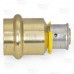 1/2" PEX Press x 3/4" ProPress Adapter, Lead-Free Bronze