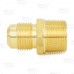 5/8" Flare x 3/4" Male NPT Threaded Brass Adapter