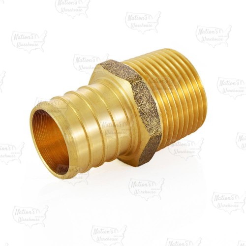 1” PEX x 3/4” Male Threaded Adapter