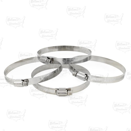 4'' Z-Vent Stainless Steel Gear Clamp (for Fresh Air Intake)