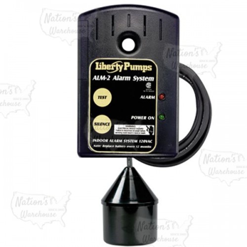 Indoor High Liquid Level Alarm w/ 10' Cord, 86 db horn