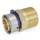 3/4" PEX Press x 3/4" Male Threaded Adapter, Lead-Free Bronze