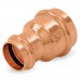 1-1/2" x 1" Press Copper Reducing Coupling, Imported