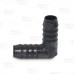 3/4" Barbed Insert 90° PVC Elbow, Sch 40, Gray