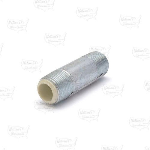 3/4” x 3” Galvanized (Dielectric) Pipe Nipple