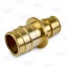 1" x 3/4" Expansion PEX Reducing Coupling, LF Brass