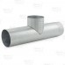 7" Galvanized Flue Tee, 24" Length, 24 GA..