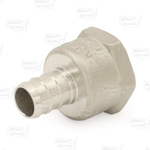 1/2" PEX x 1/2" Female Threaded Adapter, 304 St. Steel (Lead-Free)