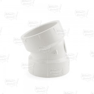 1-1/2" PVC DWV 22.5° Elbow