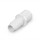 3/4" Barbed Insert x 3/4" Spigot PVC Adapter, Sch 40, White