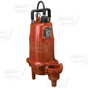 Manual Sewage Pump, 1-1/2HP, 25' cord, 440/480V, 3-Phase