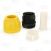 1-1/4" Compression Cap for SDR-11 Yellow PE Gas Pipe