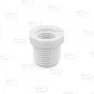 3/8" x 1/4" PVC (Sch. 40) MIP x FIP Bushing